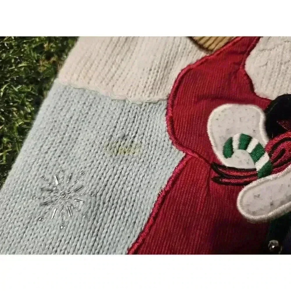 VINTAGE The Quacker Factory Cardigan Women Medium Sweater Embroidered V Neck - Picture 5 of 10